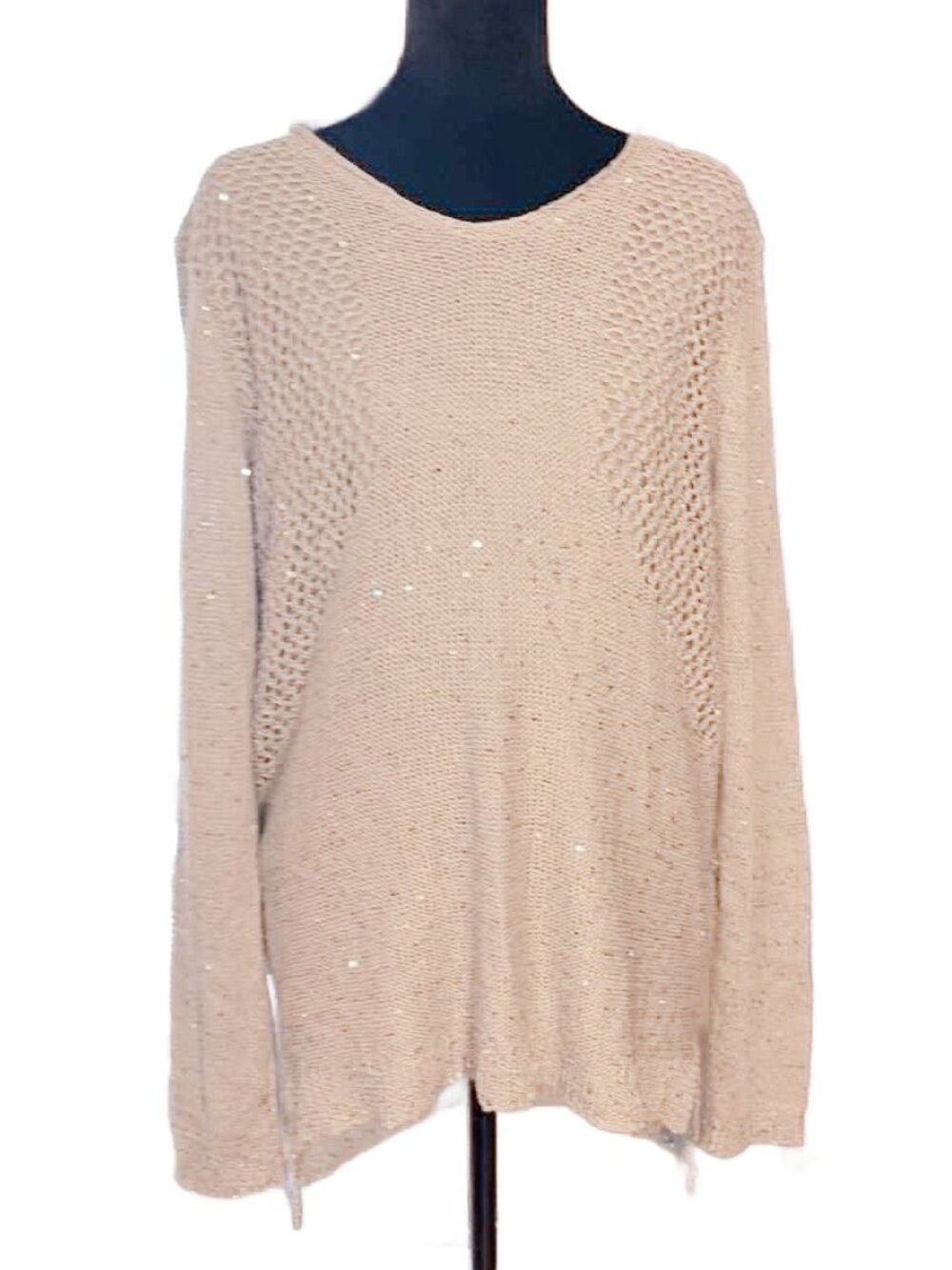 Peck & Peck Soft Slub Knit Tunic Sweater